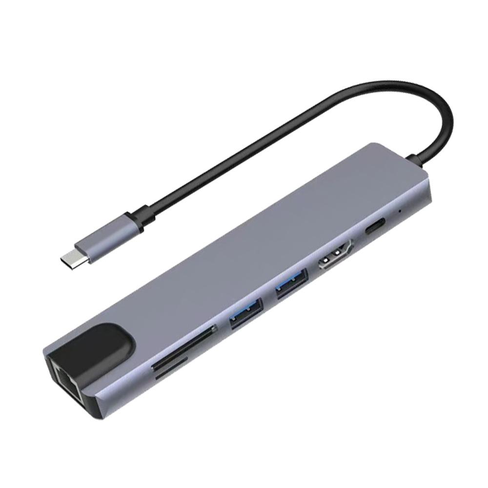 8-in-1 Type-C Multi-Function Expansion Dock for Tablet & Switch