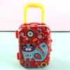 Mini Mini Trolley Case Modell Djurmönster Resväska Djur Resväska Leksak Plåt Färgtryck Tecknad Spargris Barn