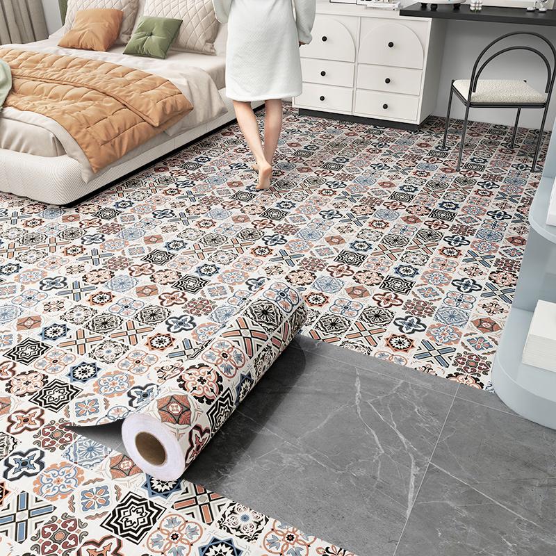 Thickened Waterproof Self-Adhesive Floor Tiles for Bathroom Renovation