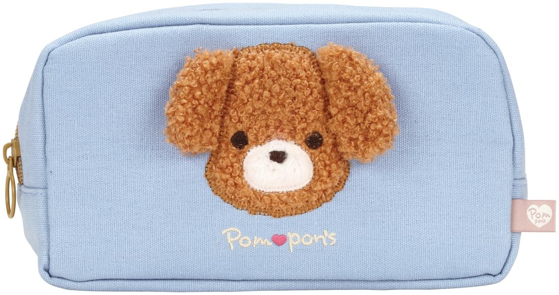 Skater Pen Case Dog Pompon s ZPC1-A