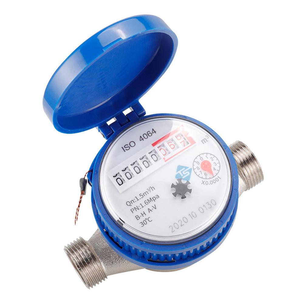 Smart Cold Water Meter Type E Pointer Digital Garden Home Mechanical Rotary Wing Water Meter