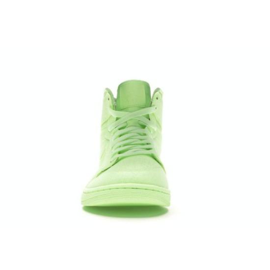 Jordan 1 High Premium Barely Volt 2019 - AH7389-700 Women's Shoes
