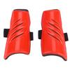 1 Pair Child Foot  Sports Shinguards Kids Soccer   Shin Guards Legs Protector Red