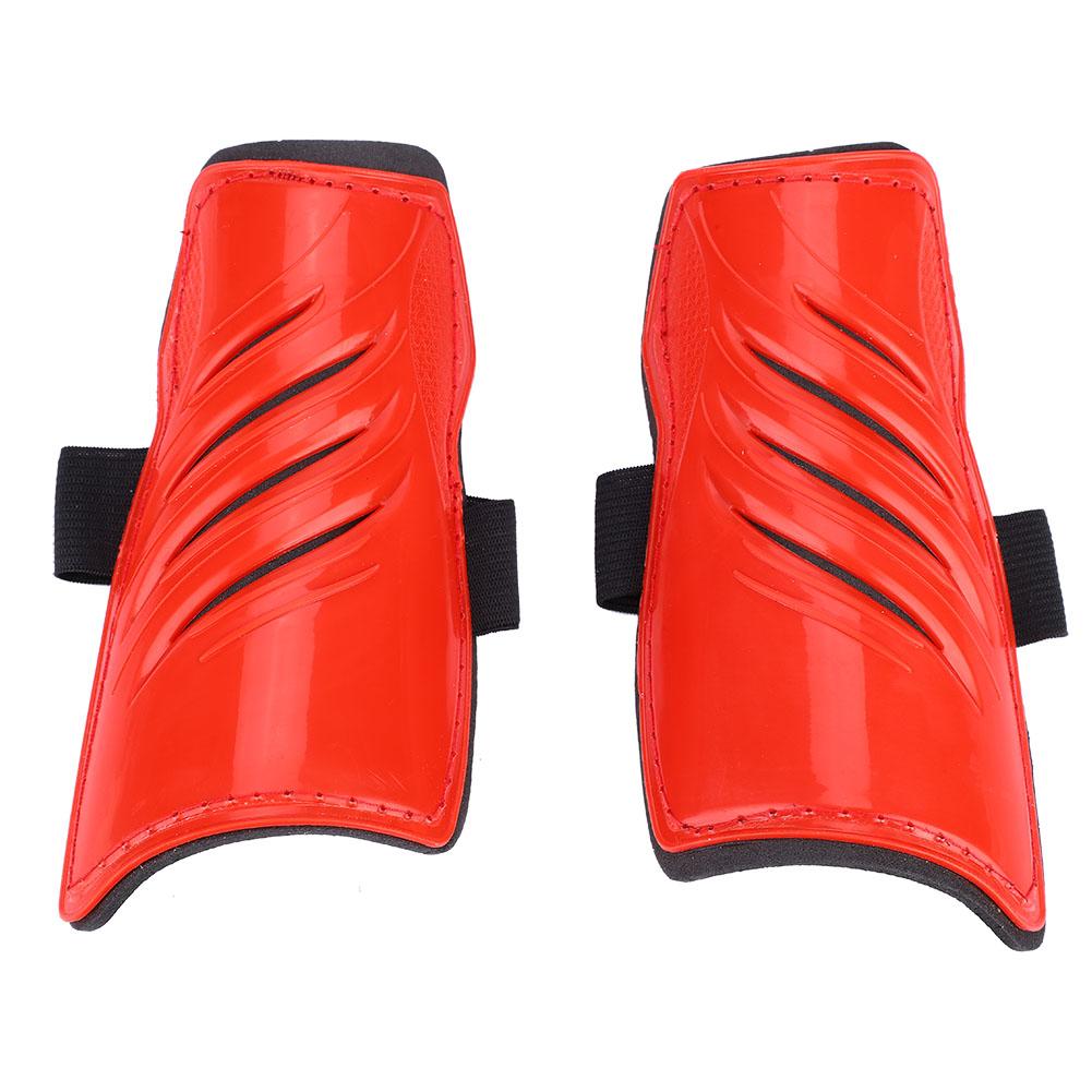1 Pair Child Foot Sports Shinguards Kids Soccer Shin Guards Legs Protector Red