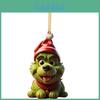 Grinch Robó la Navidad Patrón de Cachorro Verde Colgante Acrílico Accesorio de Decoración Navideña Para Decoración de Vehículos Festivos
