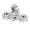 5Pcs POM Pulleys 625zz Bearing Passive Round Wheels Rollers Compatible for 3D PrinterWhite