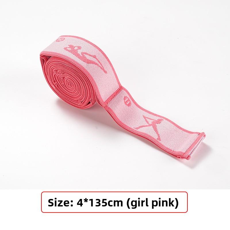 

Ленты для танцевальной растяжки для латиноамериканских танцев, балета, йоги, пилатеса и гимнастики Ленты сопротивления для гибкости, растяжки и упражнений 135cm розовый