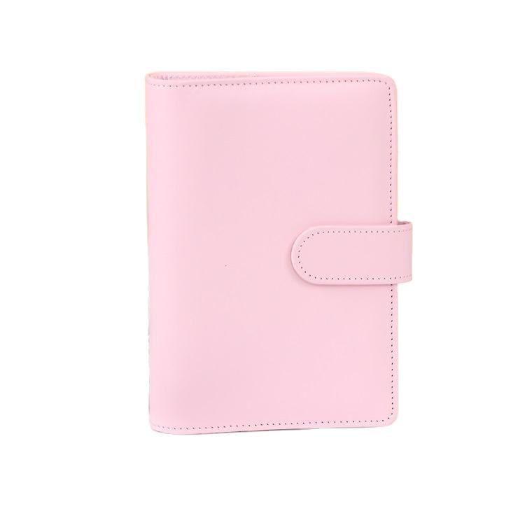 Custom Notebook Planner Organizer Binder Cover Refillable 6 Ring PU Leather A6 Budget Money Saving Binder
