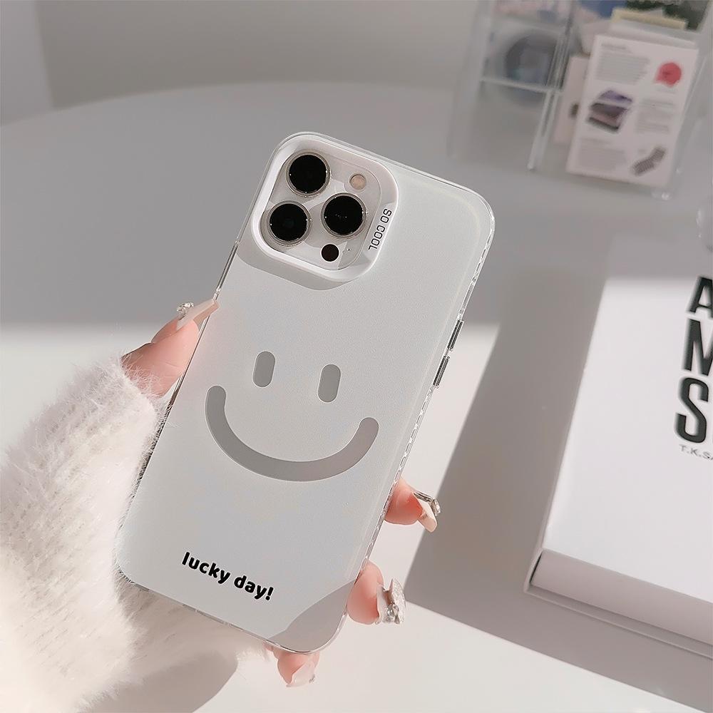 Creative Smiley Phone Case for iPhone 13 iPhone 14 iPhone 16 Pro Max