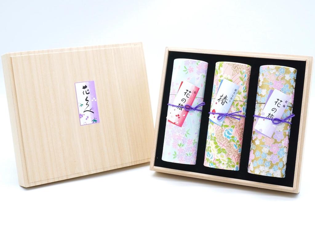 of three types of incense compared to Incense stick high quality paulownia low smoke flower trip of red plum and cherry camellia noshi with gift for