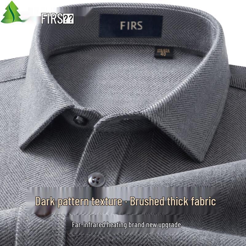 FIRS Men s Brushed Anti-Wrinkle Long-Sleeve Shirt 42