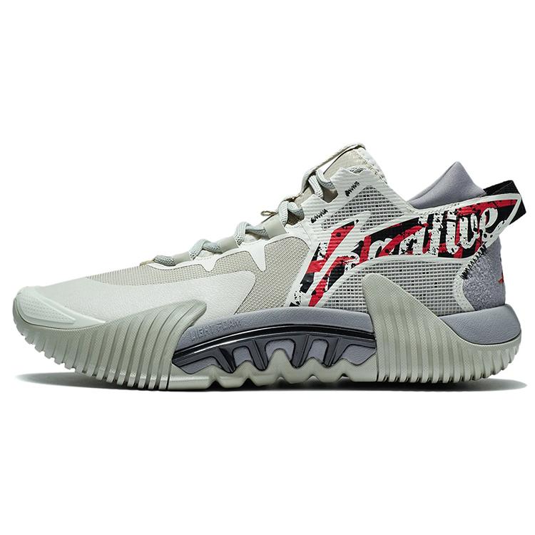 

Новые баскетбольные кроссовки LINING Badfive 2 Low Мужские низкие Желто-серые/Жемчужно-белые ABFS003-4 43.5