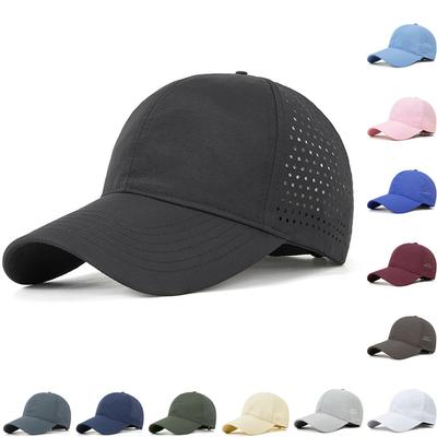 Summer Large Quick-Drying Mesh Baseball Caps For Men And Woman Adjustable XL Size Breathable Solid Colour Snapback Cap Dad Hats