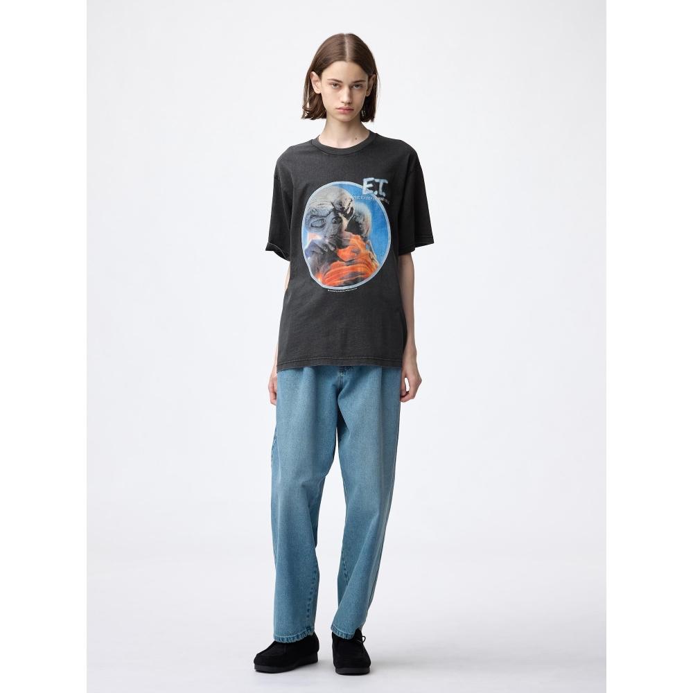 Gu By Uniqlo Washed Graphic T e.T.