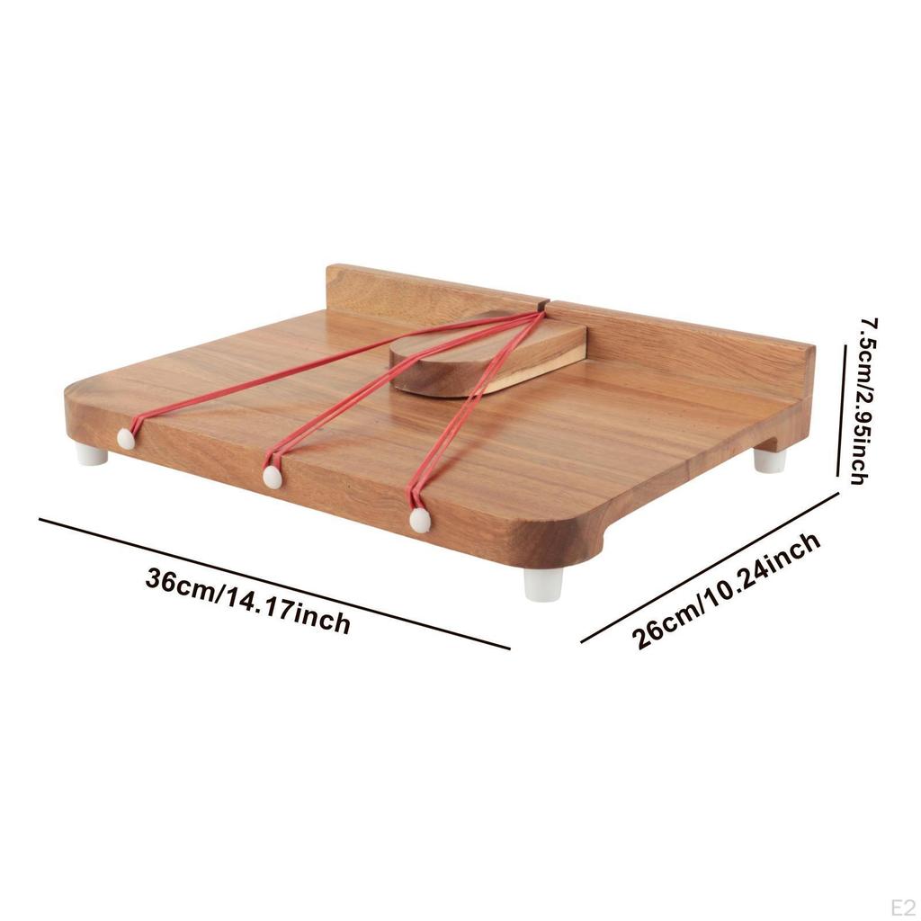 Adaptive Einhändige Schneidebrett Holz Hacken Rutschfest Früchte Geschenke Schnitzen Fleisch Küche