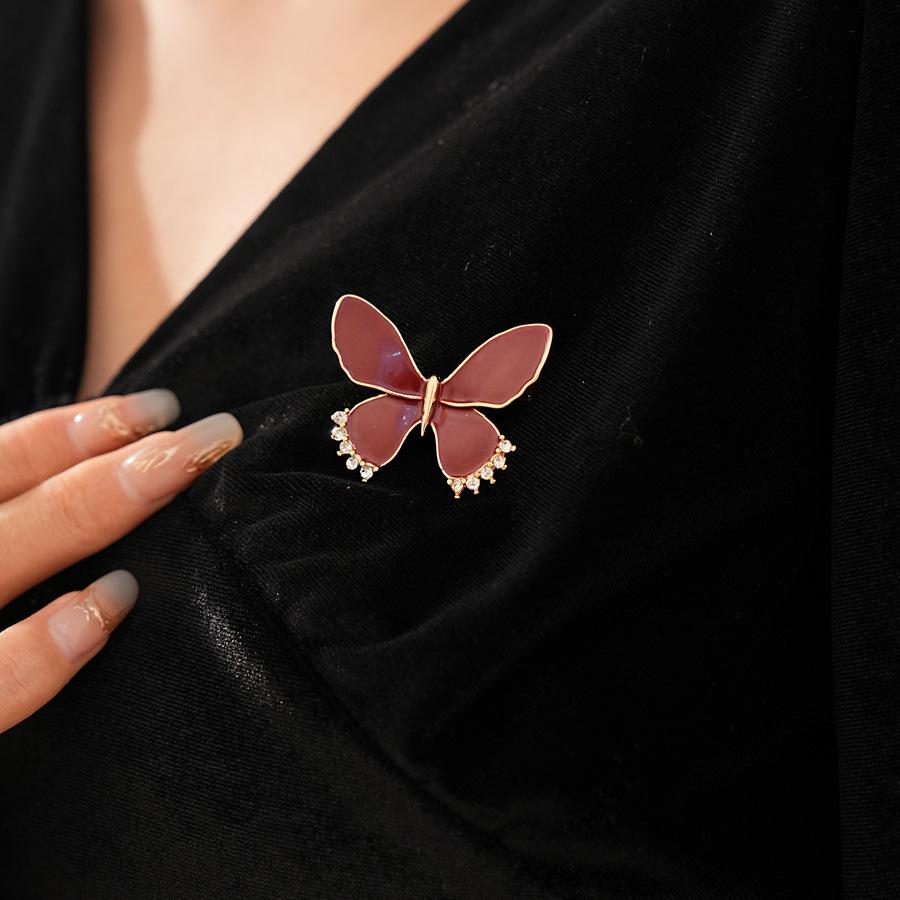 Court-style Retro-flavored Matte Metallic Flower-shaped Ponytail Hairpin for Women 14#
