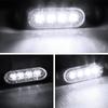 LED Side Marker Lights Red Clearance Trailer Truck RV LED Light Lamp Red Waterproof 12/24V Safety Warning Width Indicator