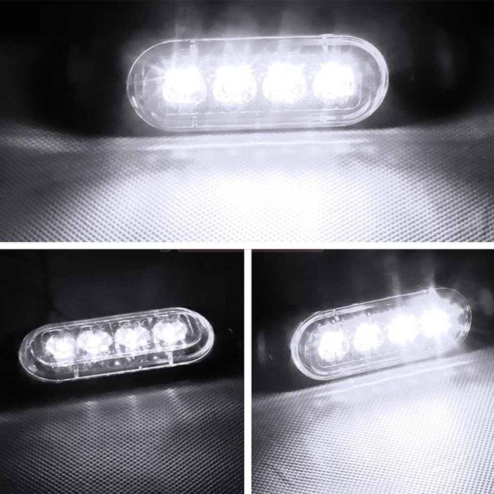 LED Side Marker Lights Red Clearance Trailer Truck RV LED Light Lamp Red Waterproof 12/24V Safety Warning Width Indicator