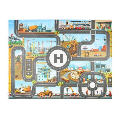 Auto-Straßenmatte, 03 Baustelle, koreanisches Spielzeug
