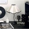 Modern Minimalist Petal Umbrella Desk Lamp - S-Shaped Iron Art for Bedrooms & B&Bs