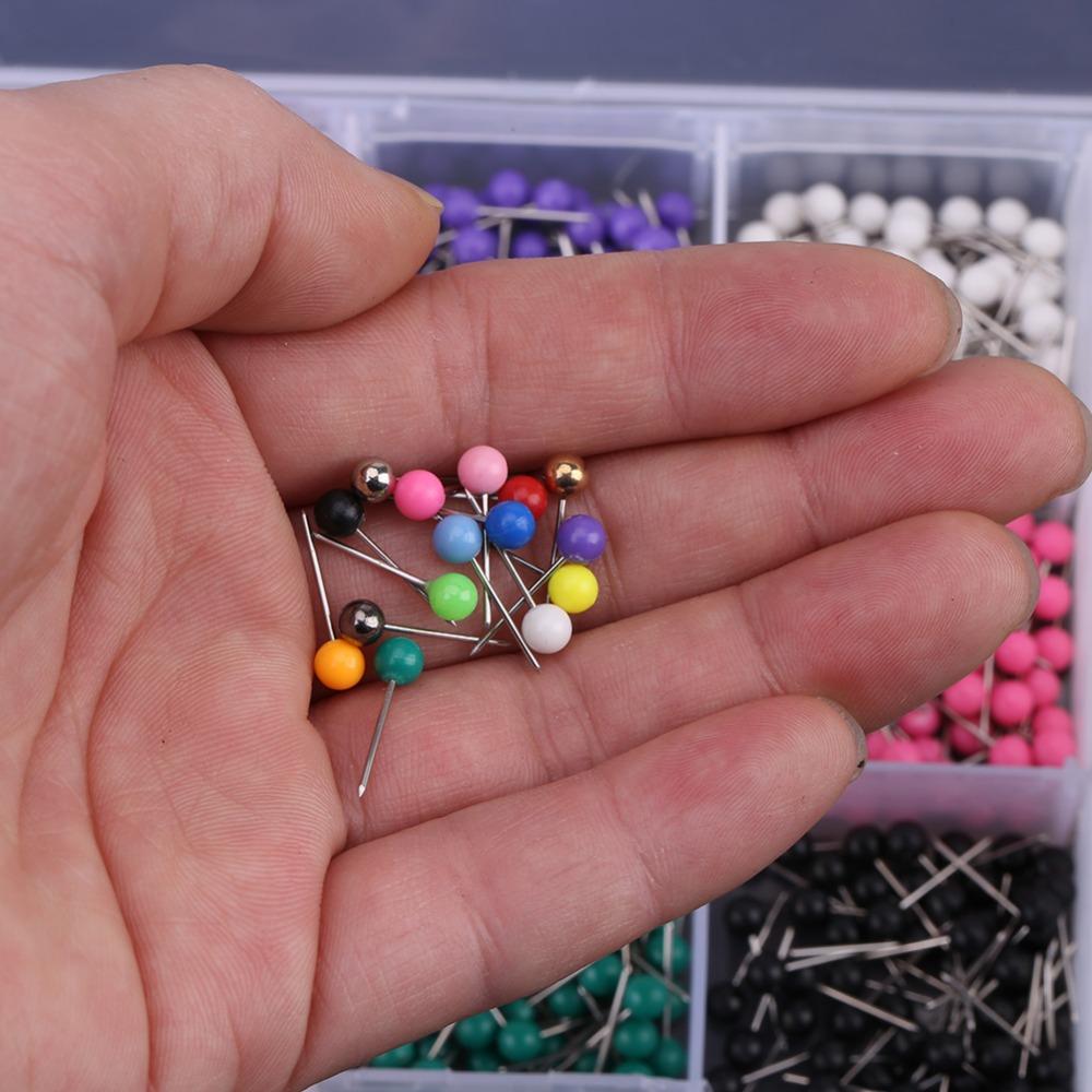 900pcs Straight Sewing Pins Round Head Round Head Pins Pins Straight Head Pins  Corsage