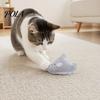 Kitten Entertainment Gift Cat Toys, Catnip Plush Ocean Toys for Cats, Shark Fish Ray Shapes Interactive Kicker, Natural Filled Toy Soft Chewing