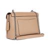 New COACH Polished Leather Convertible Crossbody Bag Medium Size Women's Milk Tea CA146-SVUM