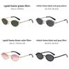 Retro Oval Metal Sunglasses For Women With Uv400 Protection Summer Fashion Accessories