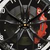 Contemporary Round Silent Acrylic Clock, Suitable for Living Room, Bedroom, Classroom, Office,