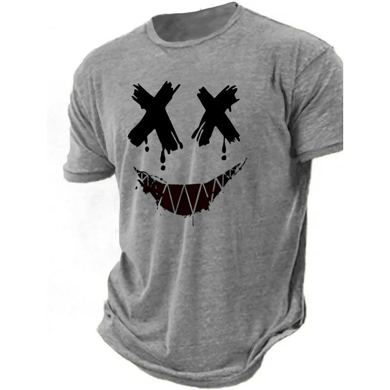 Men's Vintage Isle of Man Tt Motorcycle 3D Printed T-Shirt Personality Street Men's T-Shirt Fitness Oversized T-Shirt