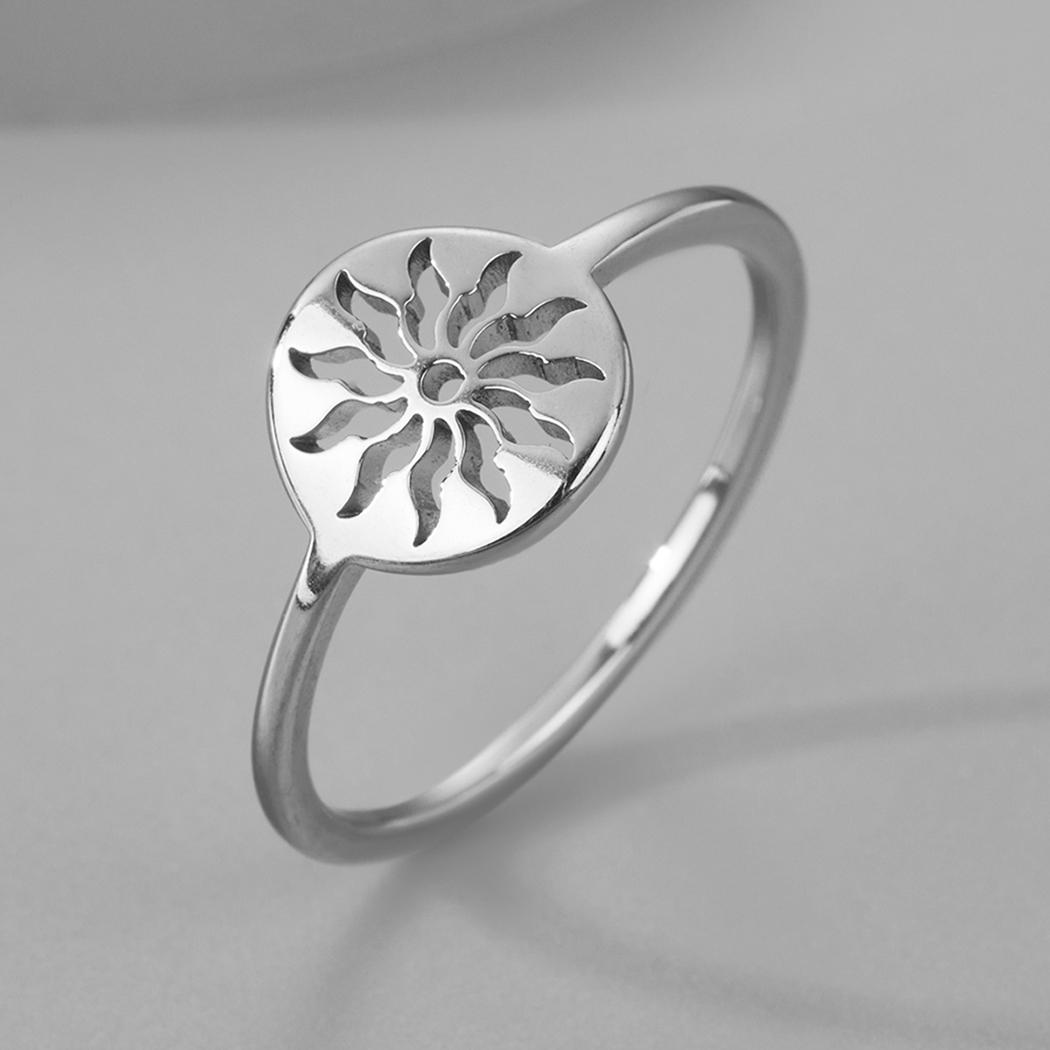 

Kinitial 2026 New Simple Star Sky Ring Exquisite Stainless Steel Day and Night Celestial Jewelry Christmas Gift 9
