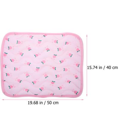 Cat Dog Cooling Mat Summer Heat Protection Portable Sleep Pad Household Pet Accessory High Grade Material Soft Easy Care Surface