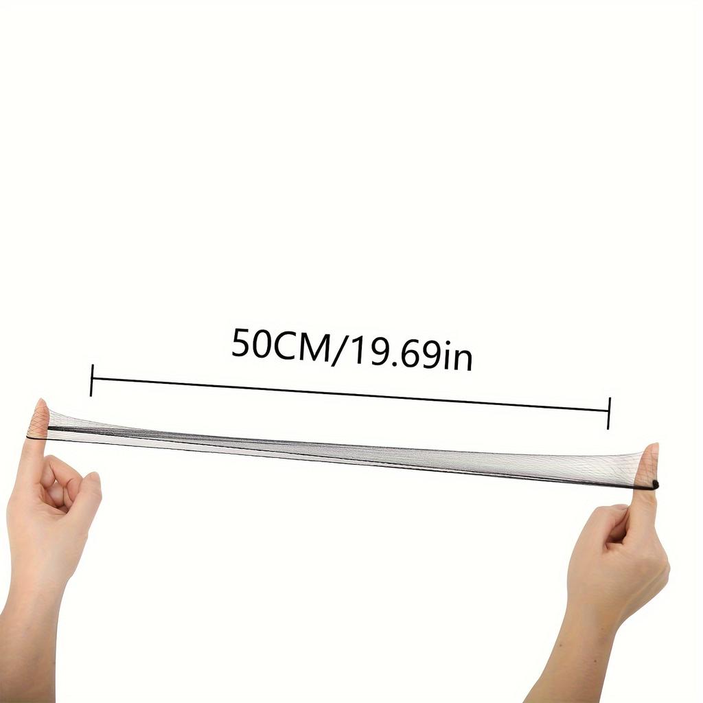 10 buc plase de păr elasticitate plasă elastică invizibilă plasă coc de păr pentru peruci de femei care dorm