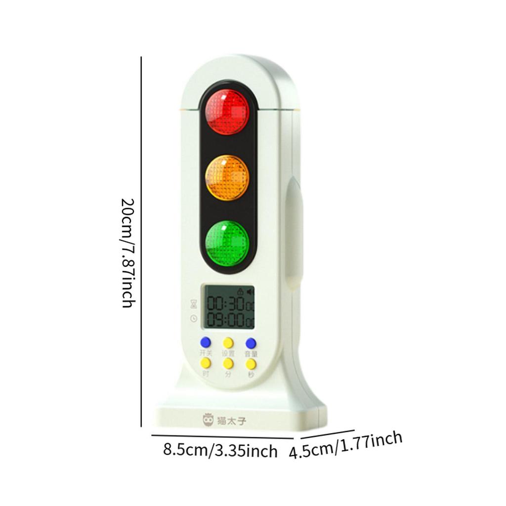 Ampel Visueller Timer Zeitmanagement-Tool mit Glockenerinnerung Countdown