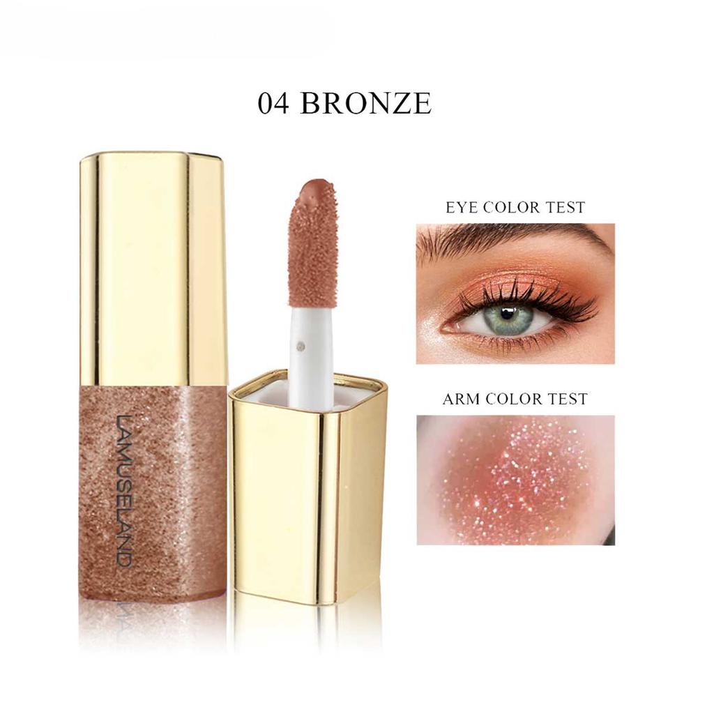 8 Colors Liquid Eye Shadow Elegant Glitter Eyeshadow Eye Makeup Original: Mini Glow Eyeshadow Liquid 8 Shades Liquid Eyeshadow Affordable Cosmetics