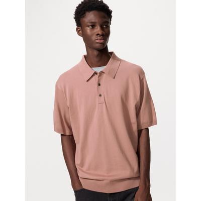 Washable Knit Polo Sweater