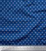 Soimoi Japan Crepe Satin Fabric Swimming Ring Small Printed Craft Fabric by the metre 42 Inch