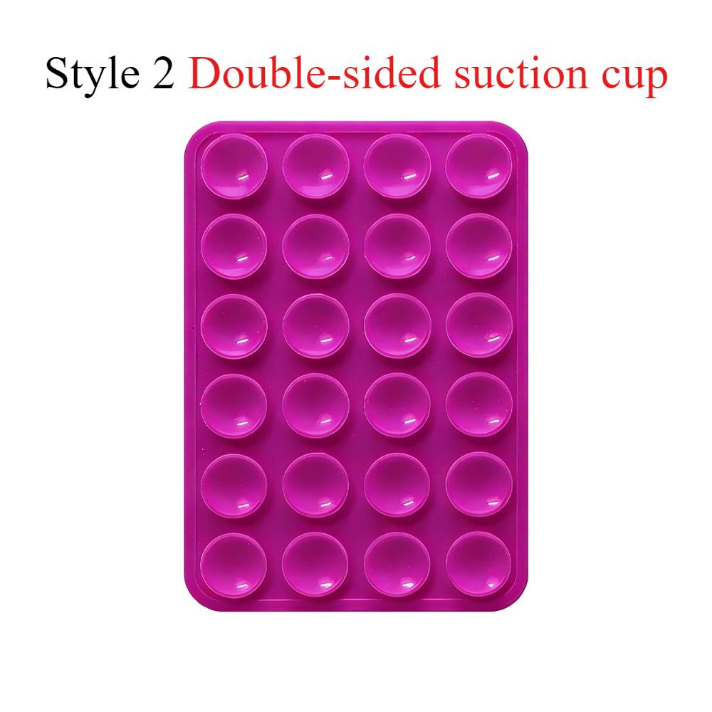 Sticker/Double-sided Suction Cup Adhesive Silicone Suction Pad Bracket Multifunction Rubber Sucker Pad Durable Mobile Phone