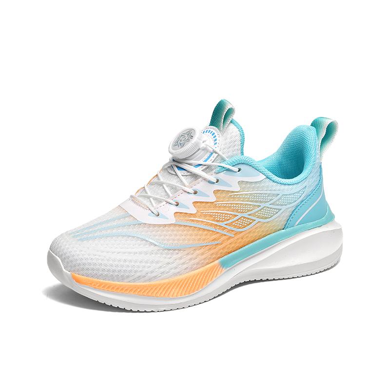 

Rotating buckle racing shock-absorbing boys sports shoes, breathable mesh soft-soled running shoes for student boys 31