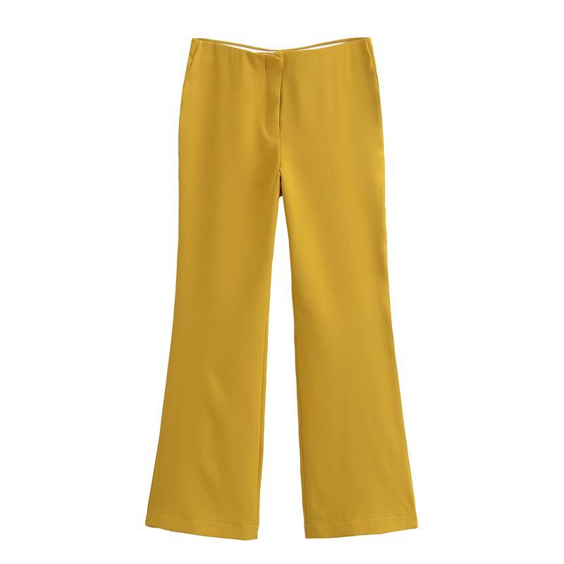 Kaslead New Arrival Women's Clothing Fashion Style Fashion Side Slit off Shoulder Tops Bell-Bottom Pants 8940500