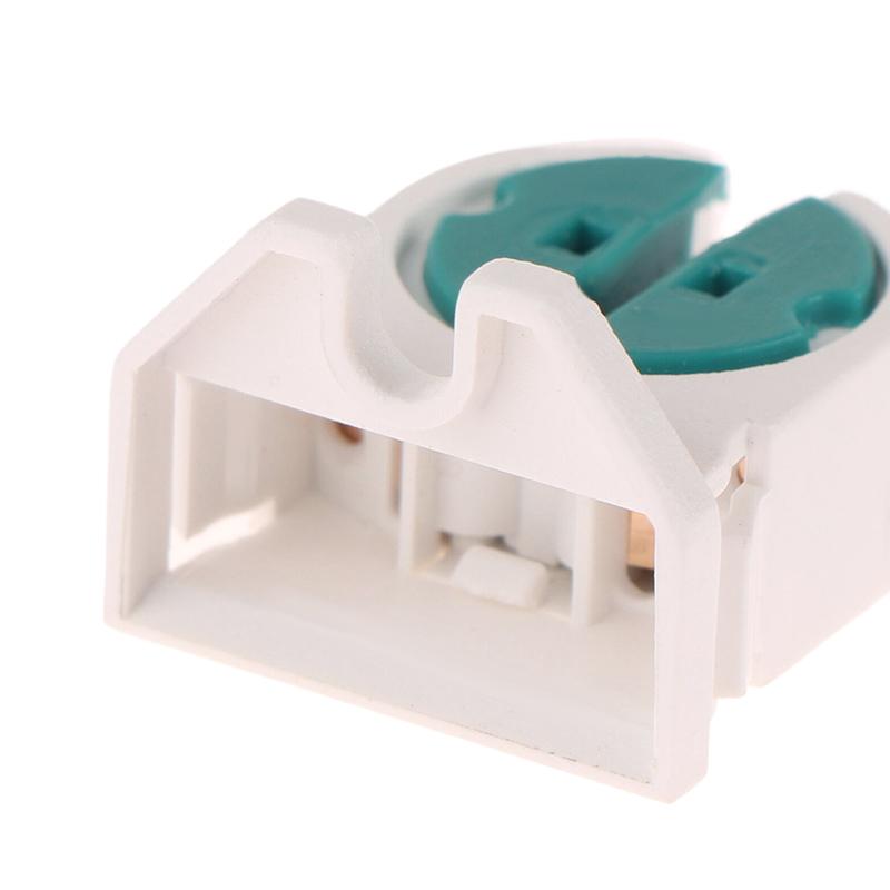 10Pcs Home T5 Light Holder G5 Base Non-Shunted Heat-Resistant Lamp Socket Ac500V 2A For Led Fluorescent Light Tube Holder