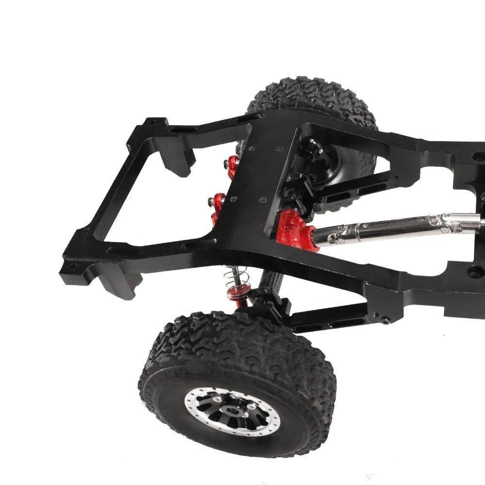 6pcs Metal RC Car OP Rear Axle Black Red Silver Fixing Plate Kit  RC Accessories