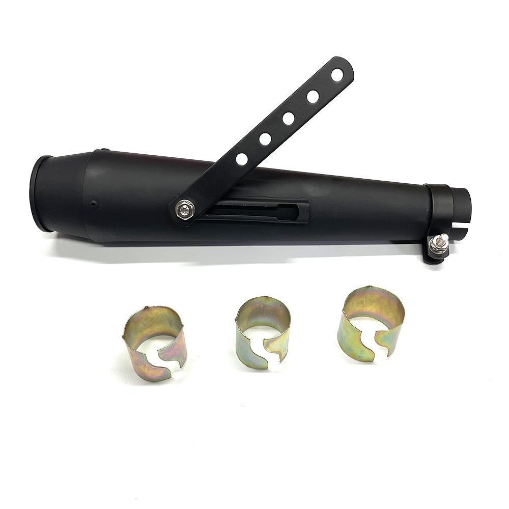 Retro-Fischkopf-Auspuffendrohr für Harley Triumph Climber Guz Prince, modifiziertes Motorrad.