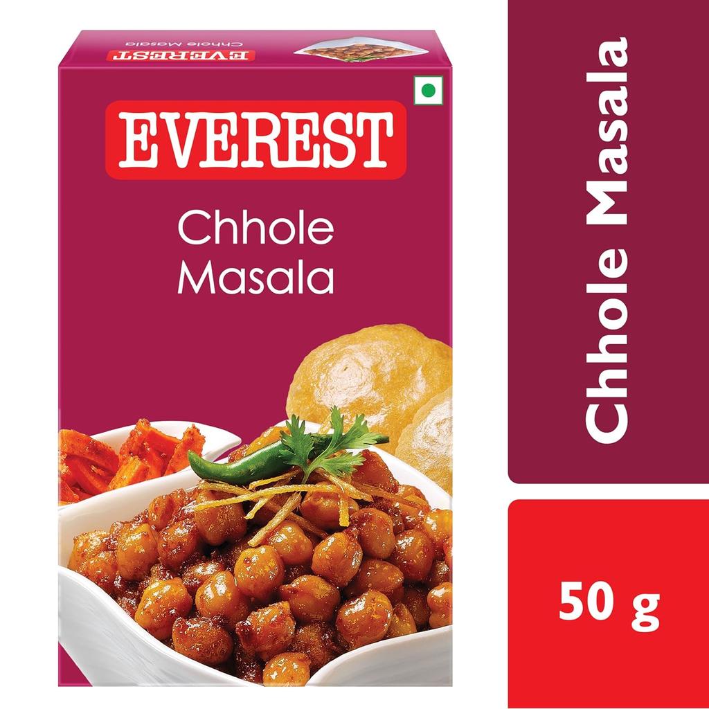 Everest Masala Chhole 50 Gram Pack Of 1 Authentic Indian Spice Blend For Chickpea Dishes