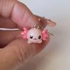 Söta Rosa Axolotl Hängande Örhängen Hypoallergena Djur Hängande Örhängen Kawaii Nya Trendiga Födelsedagspresent