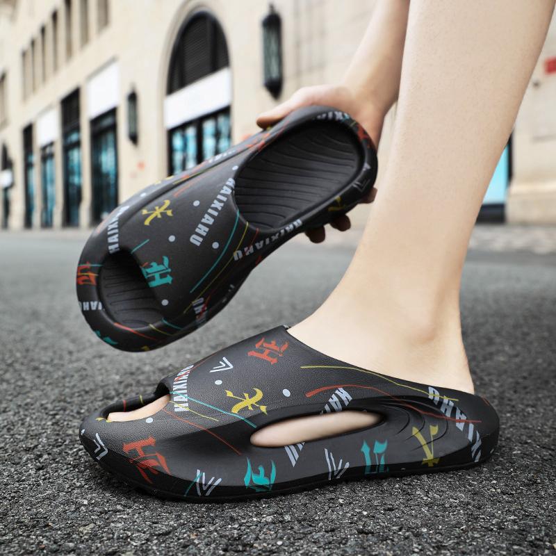 Летние мужские тапочки Летняя обувь для отдыха Мужская пляжная обувь Удобная мужская — фото 17