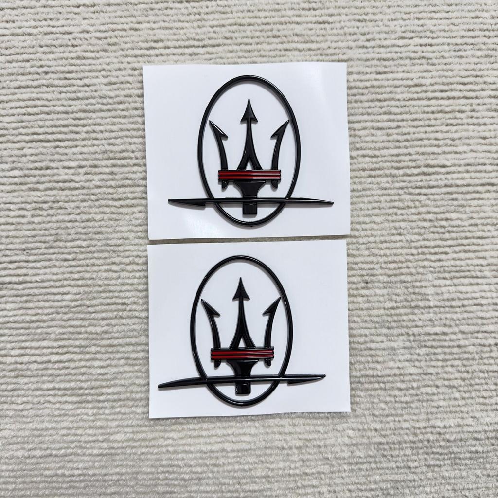 Car Sticker For Tesla Model3 Y S XMaserati Granturismo Quattroporte GTS Ghibli Levante GT Logo Car Emblem Badge Styling Stickers