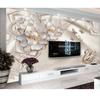 3d Wallpaper Luxury Jewelry Flower 3d Wallpaper Living Room Bedroom Background Wall Mural