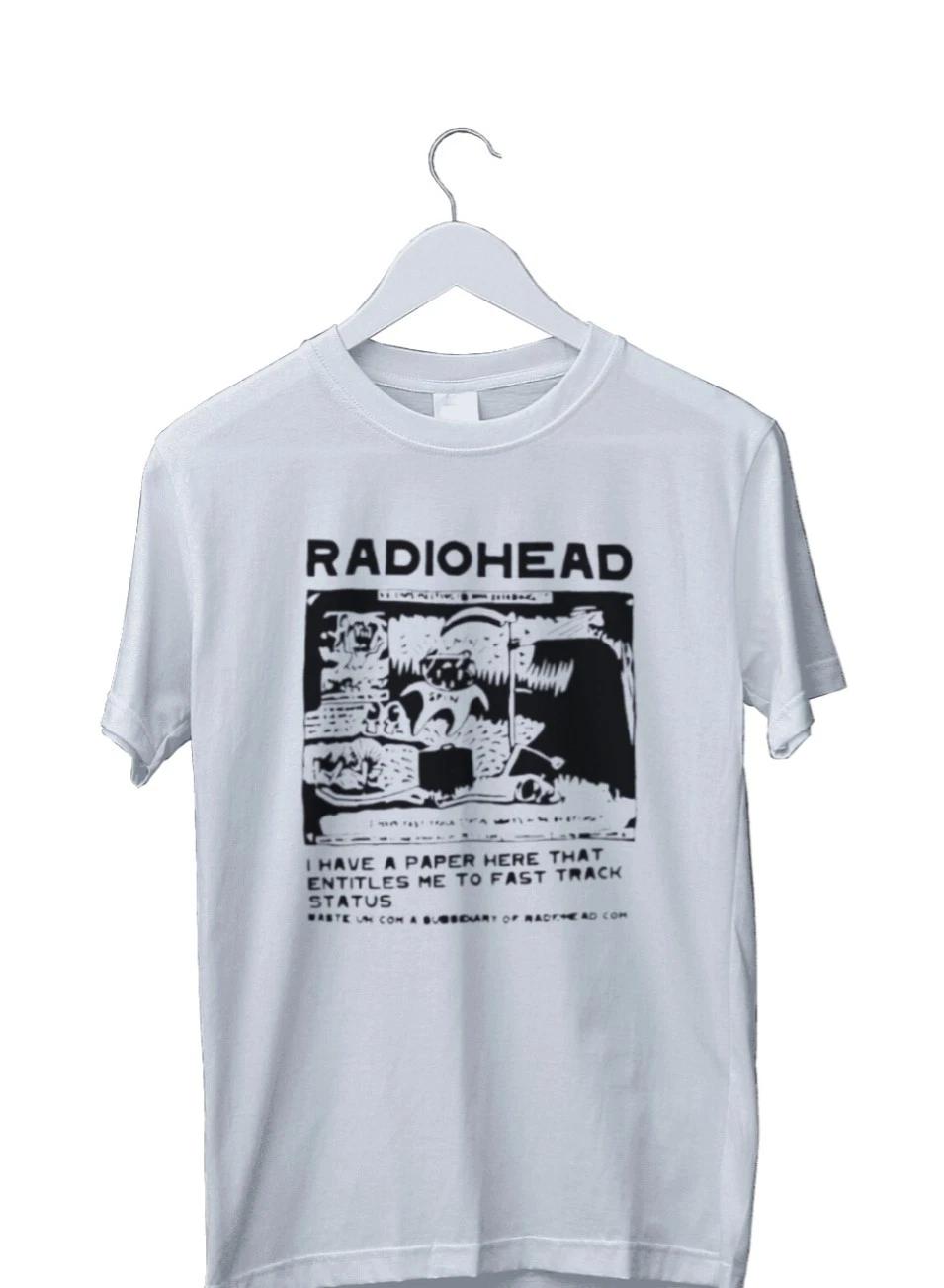 Radiohead Mens Unisex Graphic Print Men s and Women s T-shirts S M L XL 2 3 4 XL XS