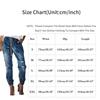 Dames Gescheurde Jeans Trekkoord Elastische Taille Gewassen Casual Broek Denim Broek